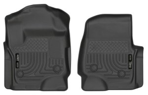 Ford F-250 Floor Mats - Front - Husky Liners - WeatherBeater - Black - 2017